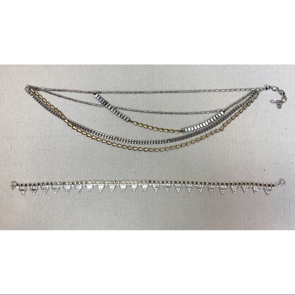 Stella & Dot Sutton Mixed Metal Necklace - Picture 8 of 10